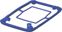 Bopla BOP 500 DI 5005 Afdichting TPE (geurloos rubbermengsel) Blauw 1 stuk(s)