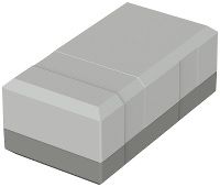 Bopla ELEGANT EG 1040 32104000 Elektronicabehuizing 100 x 54 x 40 Polystereen (EPS) Grijs wit (RAL 7035) 1 stuk(s)