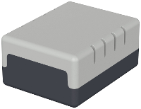Bopla Element E 406 VL 05406900 Elektronicabehuizing 65 x 50 x 30 Polystereen Grijs wit (RAL 7035), Grafietgrijs (RAL 7024) 1 stuk(s)