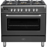 Boretti CFBG901AN3 Gasfornuis Toscana   90 cm   Antraciet