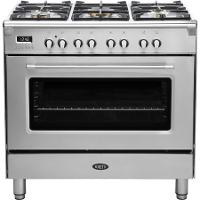 Boretti CFBG901IX3 Gasfornuis Toscana   90 cm   RVS