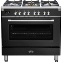 Boretti CFBG901ZW3 Gasfornuis Toscana   90 cm   Zwart
