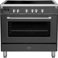 Boretti CFBI901AN2 Inductiefornuis Toscana met Oven   90 cm   4 Zones   Antraciet