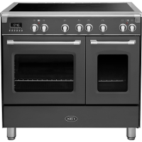 Boretti CFBI902AN2 Inductiefornuis Toscana met Dubbele Oven   90 cm   Antraciet