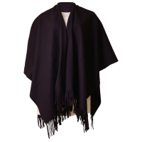Omslagdoek zwart van fleece