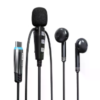 BORZOI BTSK 01 Geluidskaart Professionele USB C Geluidskaart bluetooth Dubbele DSP chipset 360° Geluidsopname Plug and P