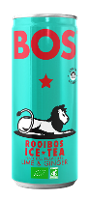 Bos Rooibos Ice Tea Lime & Ginger Blikje