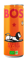 Bos Rooibos Ice Tea Peach Blikje