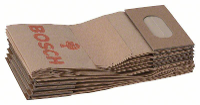 Bosch Accessories 2605411068 Stofzak voor band , excentrische, vlakschuurmachines, universele frezen, verpakking van 10 stuks