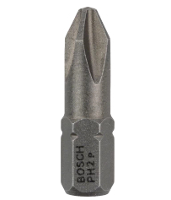 Bosch Accessories 2607001513 2607001513 Kruis bit Aandrijving: 1/4 (6,3 mm) Uitvoering: Kruiskop Phillips PH 2 25 mm