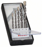 Bosch Accessories 2607010526 Carbide Beton spiraalboren set 5 delig 5 mm, 5.5 Mm, 6 mm, 7 mm, 8 mm Cilinderschacht 1 set(s)