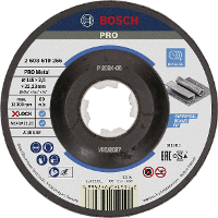 Bosch Accessories 2608619256 Doorslijpschijf gebogen 115 mm 1 stuk(s) Metaal