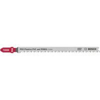 Bosch Accessories 2608667053 PRO Plastics PVC clean T302H Decoupeerzaagblad, 132 mm, 5 delig 5 stuk(s)