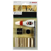 Bosch Accessories 2609255307 Pluggenset 40 mm 10 mm 27 stuk(s)
