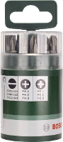 Bosch Accessories 2609255975 Bitset 10 delig Plat, Kruiskop Phillips, Kruiskop Pozidriv