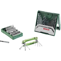 Bosch Accessories Bosch Power Tools 2607017333 Boor  en bitassortiment 41 delig Metaal, Metselwerk, Steen, Beton, Hout, Onedel zwaar metaal 3 mm, 4 mm, 5 mm, 6