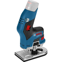 Bosch Accu freesmachine GKF 12V 8 Professional solo bovenfrees