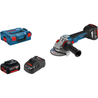 Bosch Accu Haakse slijper GWS 18V 10 C Professional Accu inbegrepen