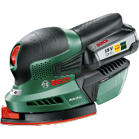 Bosch Accu multischuurmachine PSM 18 LI, 18Volt multischuurmachine Li Ionen Accu 2,5Ah, Power for all alliance