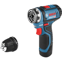 Bosch Accuschroefboormachine GSR 12V 15 FC Professional schroefboor L BOXX, oplader en 2 accu's inbegrepen