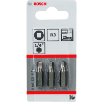 Bosch Bit 4 Kant R3 extra hard 1/4