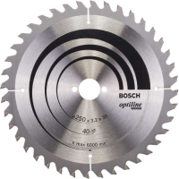 Bosch Cirkelzaagblad   Optiline Wood, 250 mm