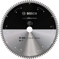 Bosch Cirkelzaagblad voor aluminium, accuzaag 305x2,4/1,8x30 T96