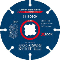 Bosch Expert X LOCK Carbide MultiWheel doorslijpschijf, Ø 125mm doorslijpschijf