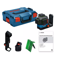 GLL 18V 120 33 CG Laserwaterpas 12 Lijnen 35m Bereik Uitbreidbaar tot 120m Hoge Precisie ± 0,3 mm/m Snelle Zelfnivelleri