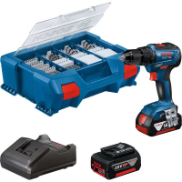 Bosch GSR 18V 55, GAL, 2x 4Ah +toebehoren (LC)