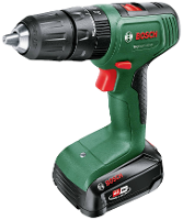 Bosch Home and Garden 06039D810D Accu klopboor/schroefmachine 18 V 1.5 Ah Li ion Incl. 2 Accus, Incl. Lader, Incl. Koffer, Incl. Accessoires