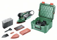 Bosch Home and Garden PSM 200 AES + SystemBox 06033B6002 Multischuurmachine 200 W 92 x 182 mm