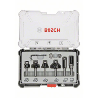Bosch Kantenfreesset 6 delig, 8 mm frees