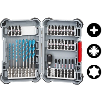 Bosch Slagvaste schroefbitset met multifunctionele boren, 1/4