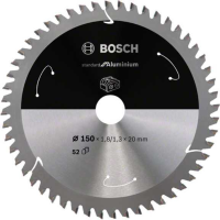 Bosch Standard for Aluminium cirkelzaagblad voor accuzagen 150 x 1,8 / 1,3 x 20 T52