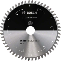 Bosch Standard for Aluminium cirkelzaagblad voor accuzagen 210 x 1,9 / 1,3 x 30 T54
