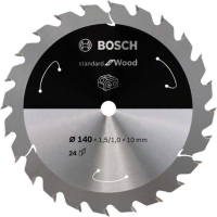 Bosch Standard for Wood cirkelzaagblad voor accuzagen 140 x 1,5 / 1 x 10 T24