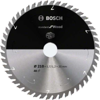 Bosch Standard for Wood cirkelzaagblad voor accuzagen 210 x 1,7 / 1,2 x 30 T48