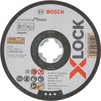 Bosch X LOCK Standard for Inox doorslijpschijf 125 mm doorslijpschijf 125 x 1 mm, T41
