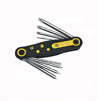 BOSI 8pcs Screwdriver Set Fold Spanner BS420982