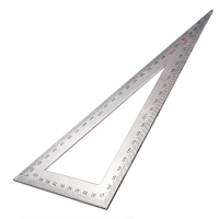 Bosi Stainless Steel Metric Triangle Ruler Square Bs181125/bs181140