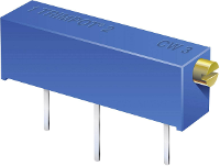 Bourns 3006P 1 102LF 3006P 1 102LF Spindeltrimmer 15 slagen Lineair 0.75 W 1 kΩ 5400 ° 1 stuk(s)