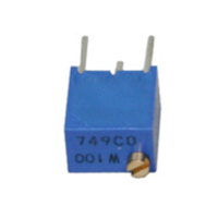 Bourns 3266W 1 101LF Cermet trimmer 12 slagen Lineair 0.25 W 100 Ω 4320 ° 1 stuk(s) Tape and Reel