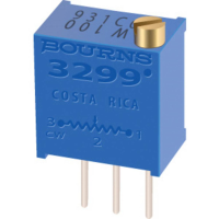 Bourns 3299Y 1 103LF Cermet trimmer 25 slagen Lineair 0.5 W 10 kΩ 9 ° 9 ° 1 stuk(s)