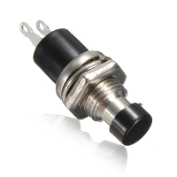 Boutton Switch Commutateur Dc 50v Noir Rouge