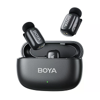 BOYA Mini Draadloze Lavalier Lapel Microfoon AI Intelligente Ruisonderdrukking Mic voor iPhone Android Type C Telefoon L