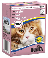 Bozita Tetra Feline Brokjes In Saus Zalm Kattenvoer #95;_370 Gr