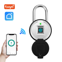 BOZZYS PL P3Z TY Tuya Slimme Vingerafdruk Hangslot Elektronisch Deurslot, ontgrendelen via bluetooth compatibele APP, wa