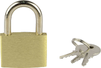 Brüder Mannesmann M 413 30 Hangslot 25 mm Verschillend sluitend Goud geel Sleutelslot