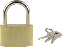 Brüder Mannesmann M 413 35 Hangslot 32 mm Verschillend sluitend Goud geel Sleutelslot